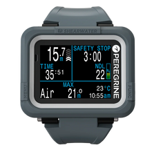 Load image into Gallery viewer, Shearwater Peregrine dive computer in dary grey colour – Simple Dive Melbourne