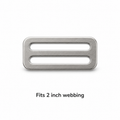 Standard scuba belt slide for 2-inch harness webbing