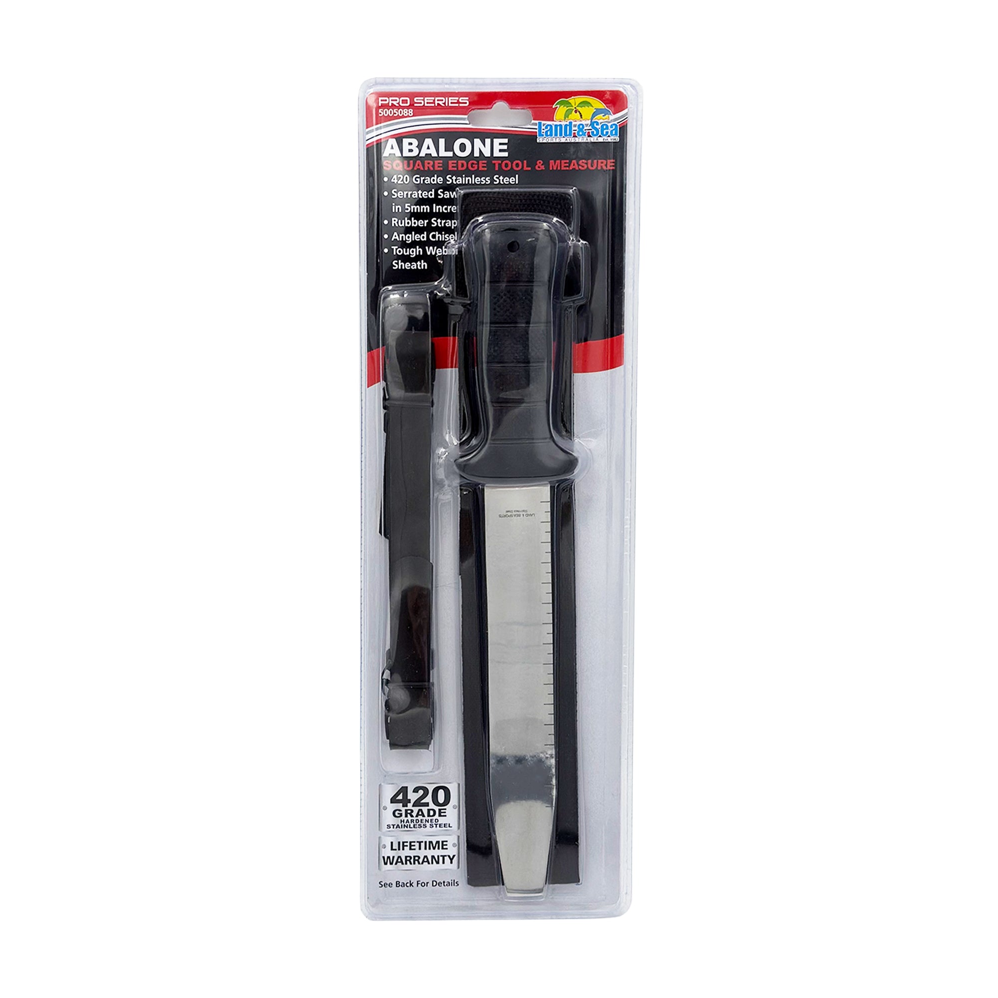 Land & Sea Square Edge Abalone Tool