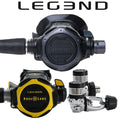 Aqua Lung Legend Elite Black Regulator & Octopus Set
