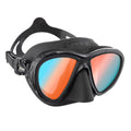 Cressi Quantum Mask (Black, Blue, Orange Lens)