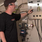 Technical diving gas blending equipment and cylinders