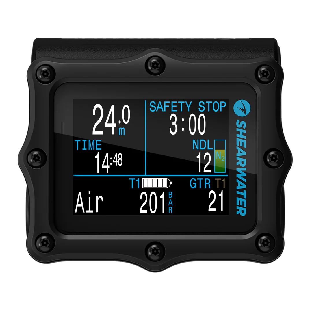 Shearwater Perdix 2 Ti Dive Computer – Titanium, Air Integration, Technical/Trimix