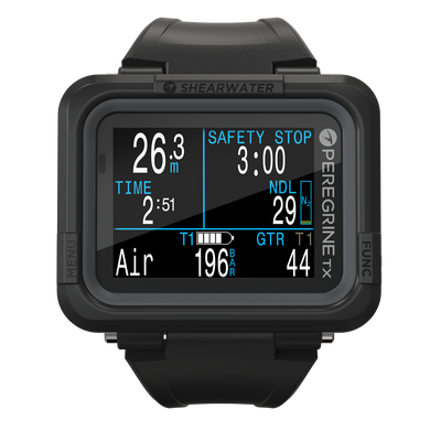 Shearwater Peregrine TX dive computer with air integration – Simple Dive Melbourne