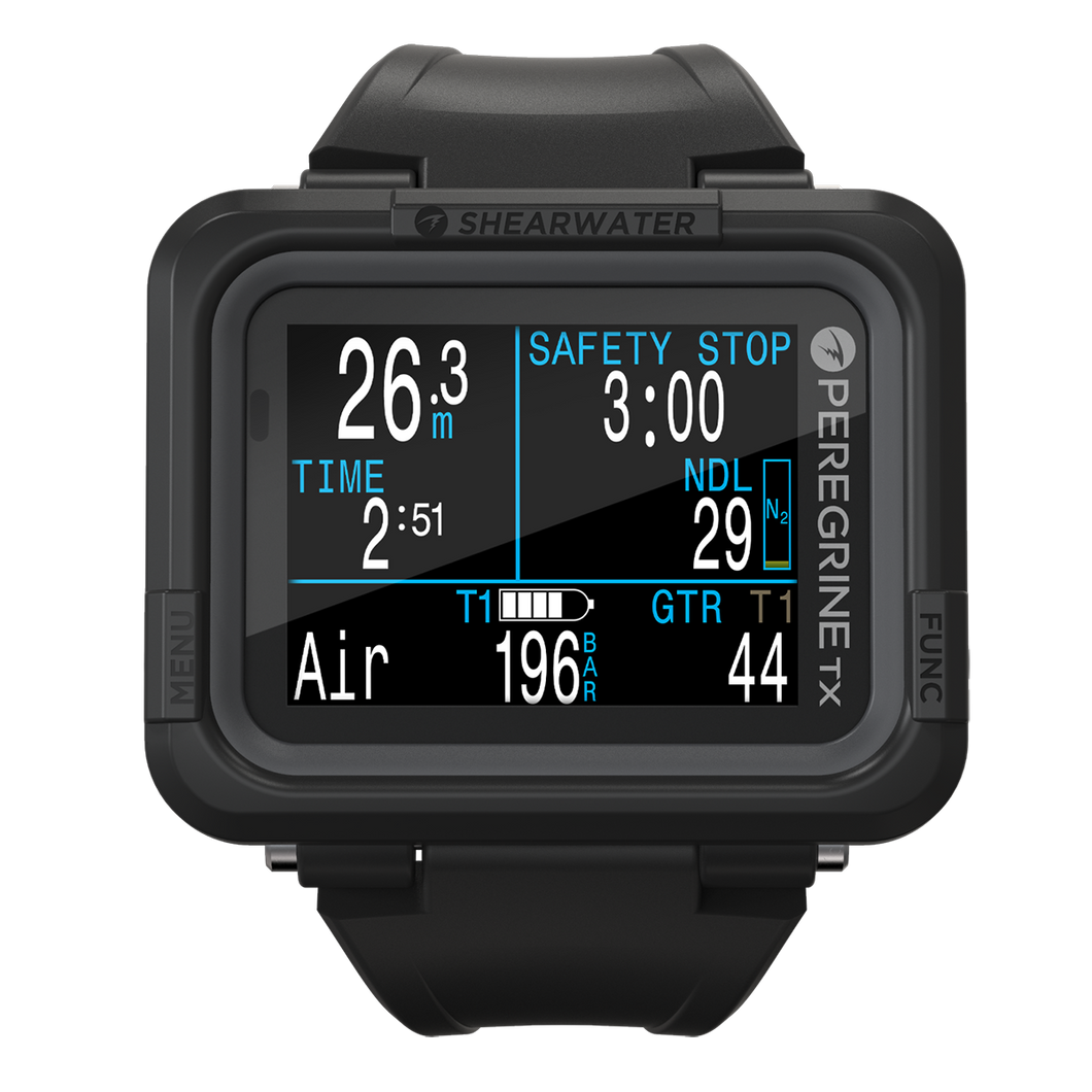 Shearwater Peregrine TX dive computer with air integration – Simple Dive Melbourne
