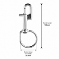 Stainless Steel Sidemount Diving Swivel Bolt Snap – 108mm