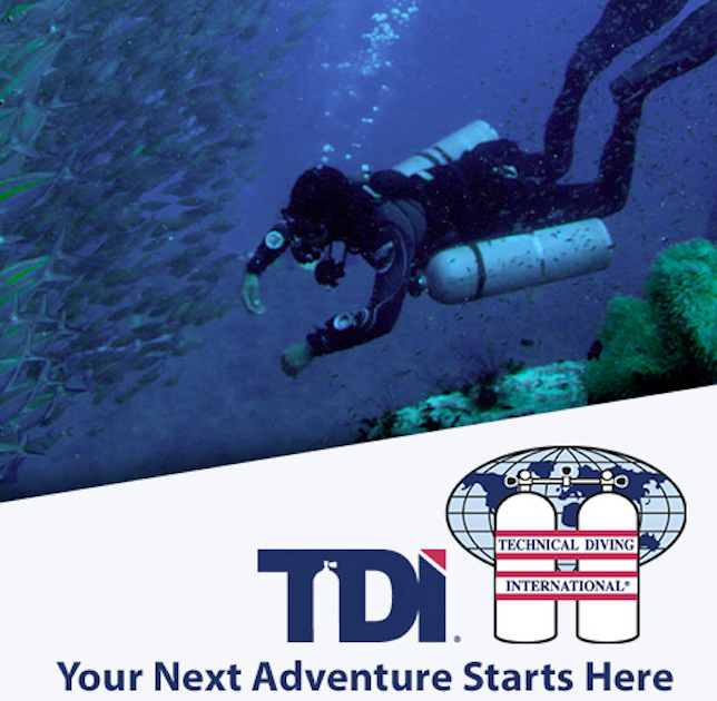 TDI Tech Sidemount Diver
