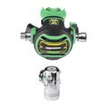 Apeks XTX50 Nitrox RG115112 DIN regulator set with DST first stage and green XTX50 second stage