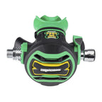 Apeks XTX50 Nitrox second stage with green mouthpiece and green identification cover