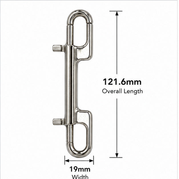 Stainless Steel Double-Ended Bolt Snap – 120mm