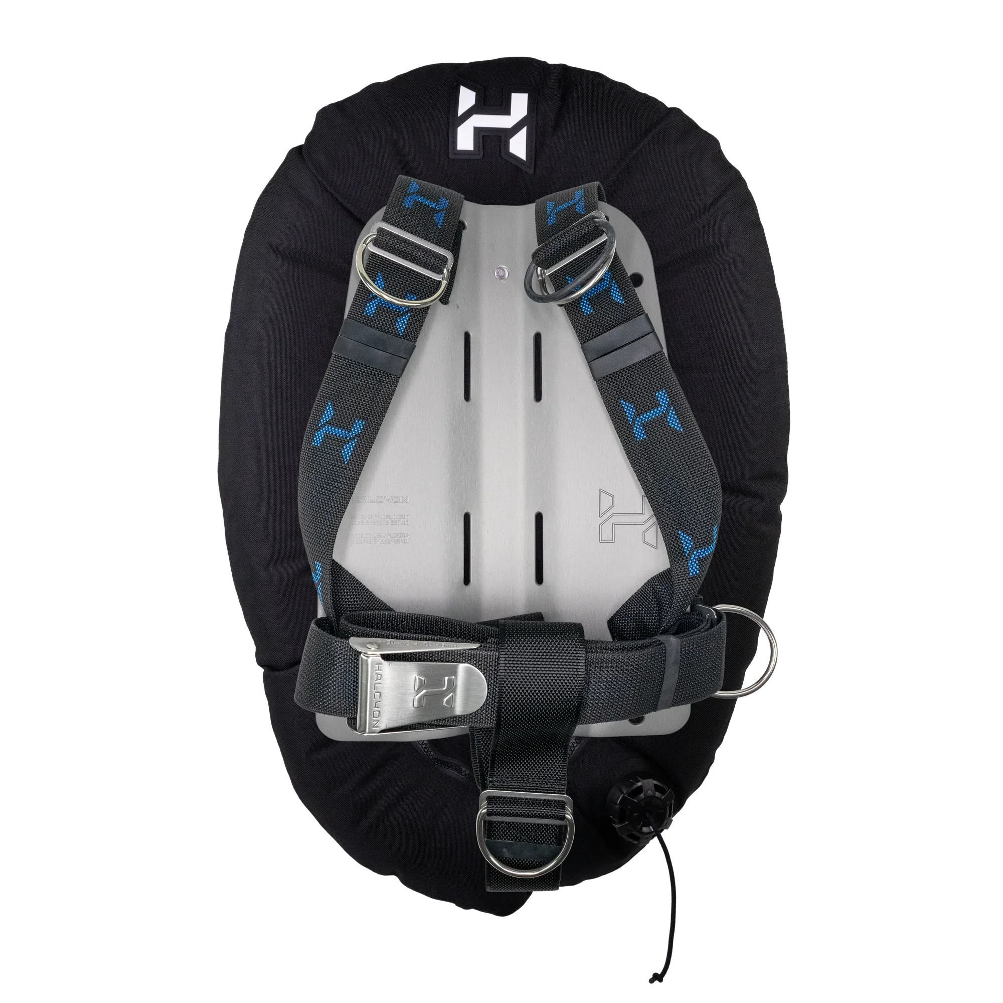 Halcyon Eclipse single-tank BC system with aluminium backplate