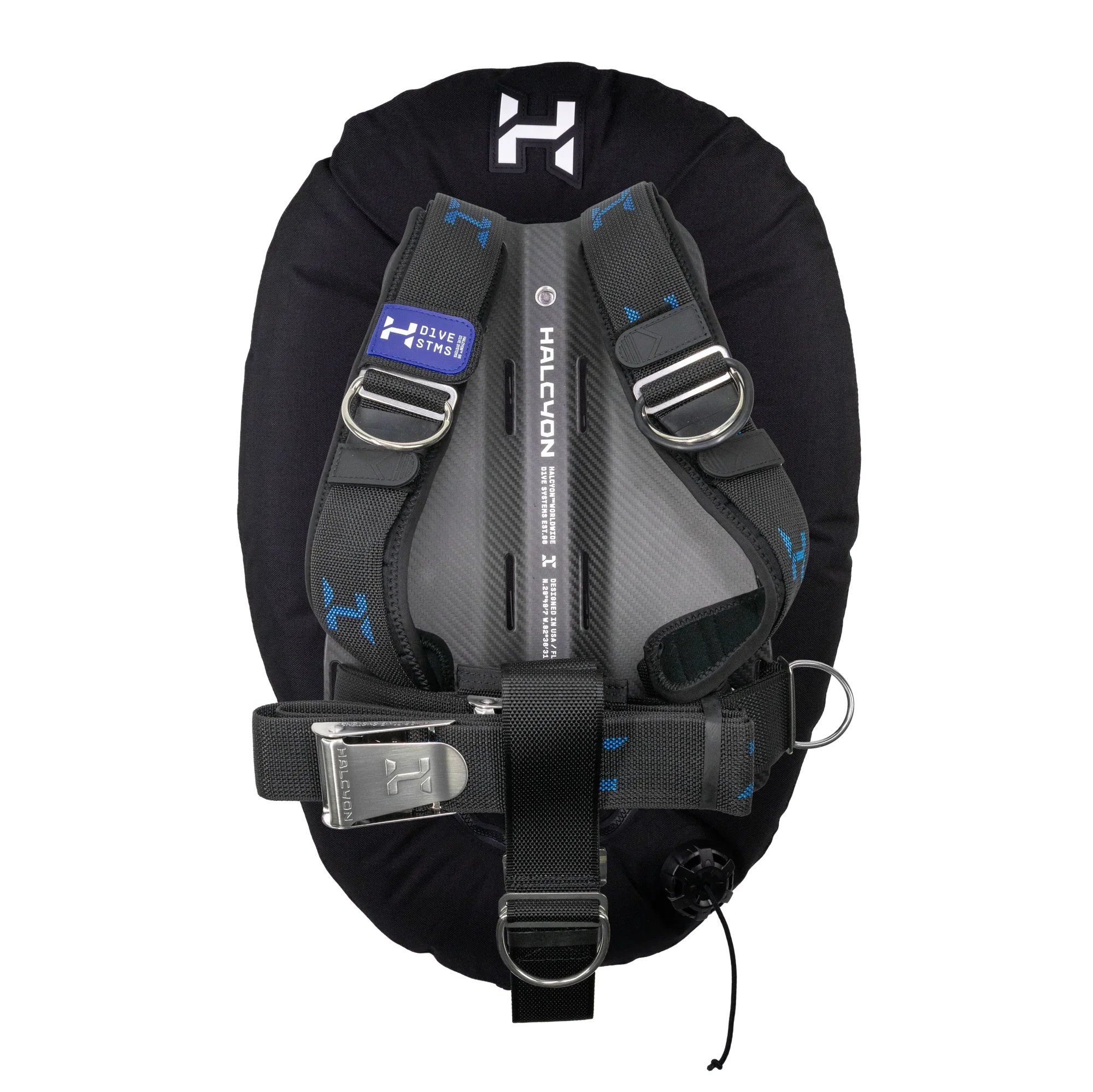 Halcyon Eclipse single-tank BC system with carbon-fibre backplate