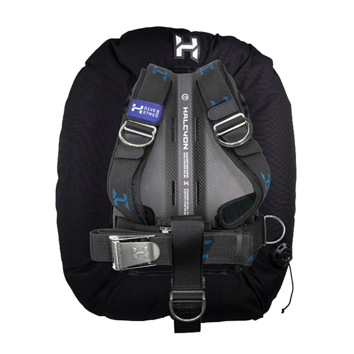 Halcyon Evolve twin-tank BC system with carbon-fibre backplate