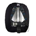 Halcyon Evolve twin-tank BC system with stainless-steel backplate