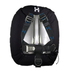 Halcyon Evolve twin-tank BC system with stainless-steel backplate