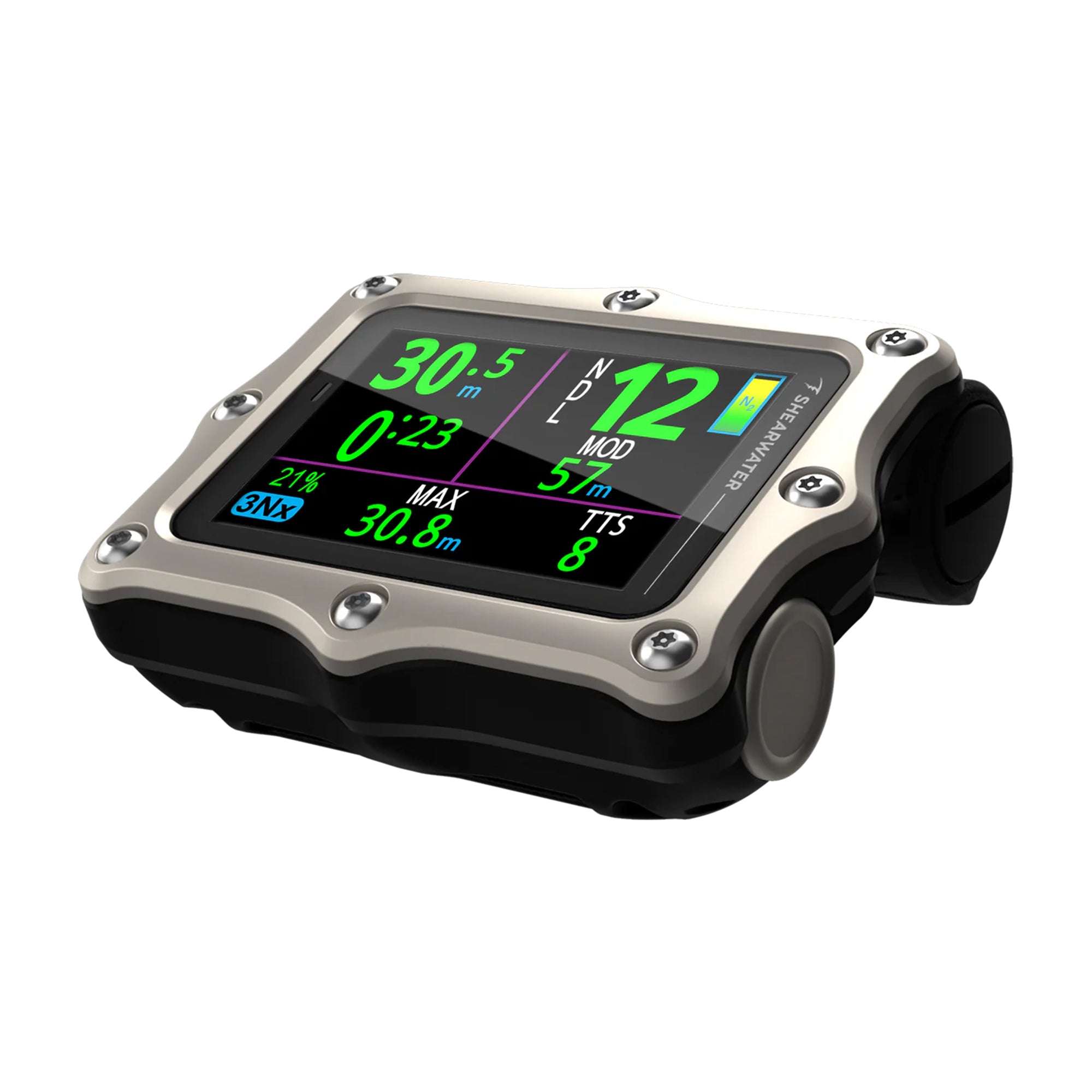 Shearwater Perdix 3 – Titanium, Air Integration, Technical/Trimix